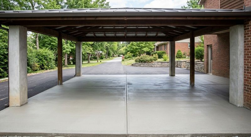 Carport Concrete Installation