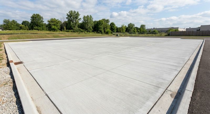 Concrete Lot Installation