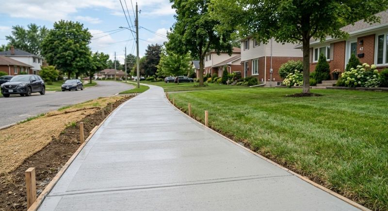 Concrete Sidewalk Construction