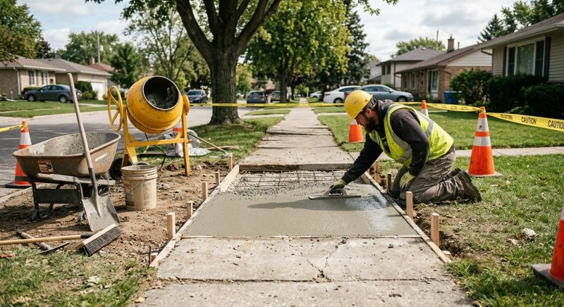 Concrete Installation in Weatherford, TX