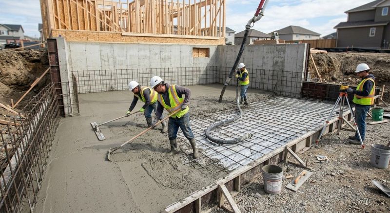 Basement Concrete Installation in Cresson, TX