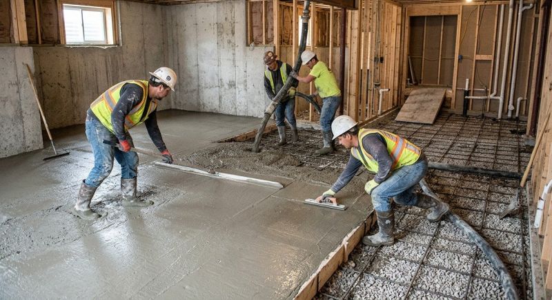 Basement Slab Installation in Weatherford, TX
