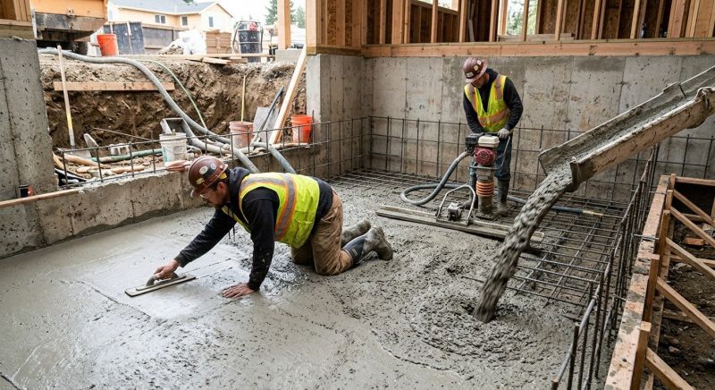 Basement Slab Installation in Weatherford, TX