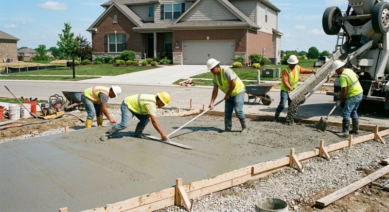 Cement Driveway Installation in Weatherford, TX