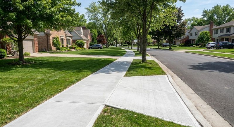 Cement Walkway Installation in Weatherford, TX