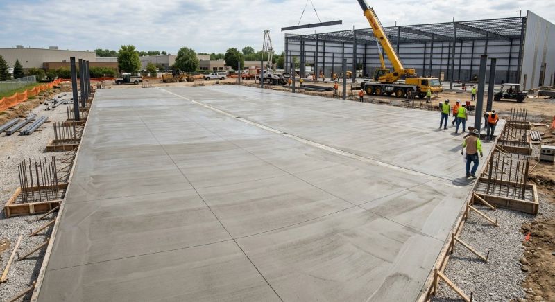 Commercial Slab Construction in Palo Pinto County, TX