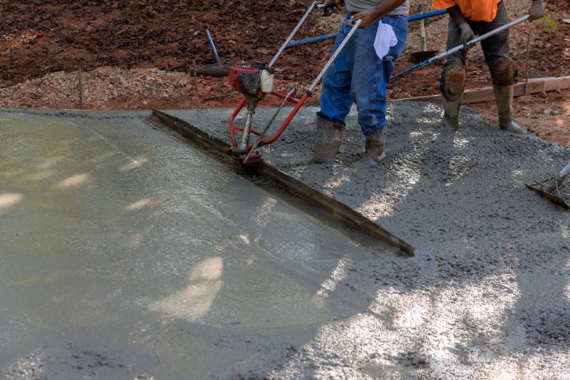 Concrete Apron Installation in Weatherford, TX