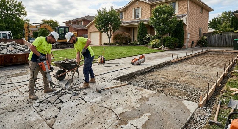 Concrete Driveway Installation in Cresson, TX