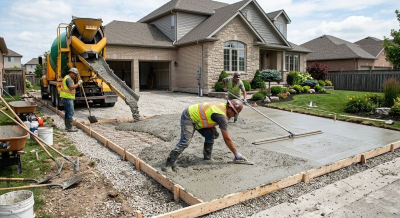 Concrete Driveway Installation in Parker County, TX
