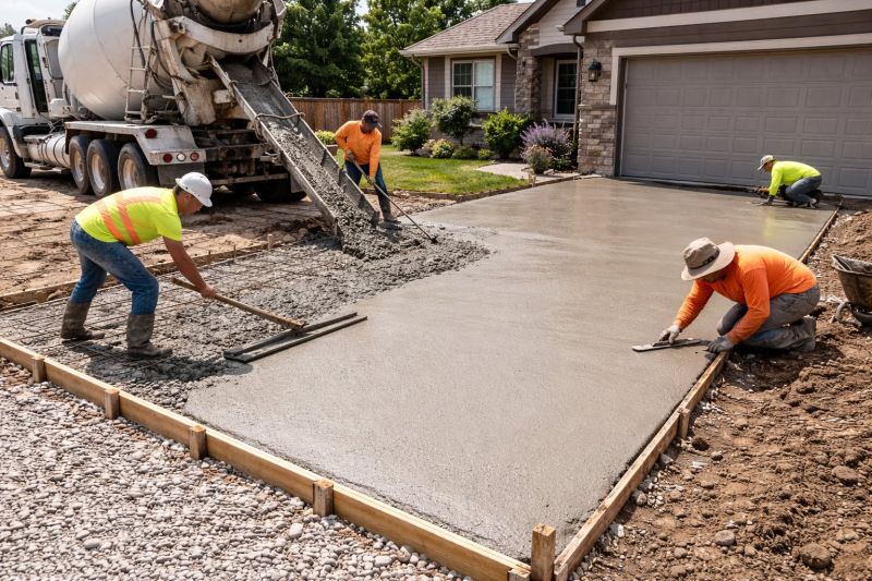 Concrete Driveway Replacement in Paradise, TX