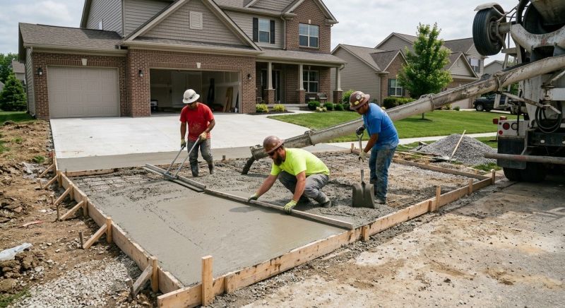 Concrete Driveway Replacement in Springtown, TX