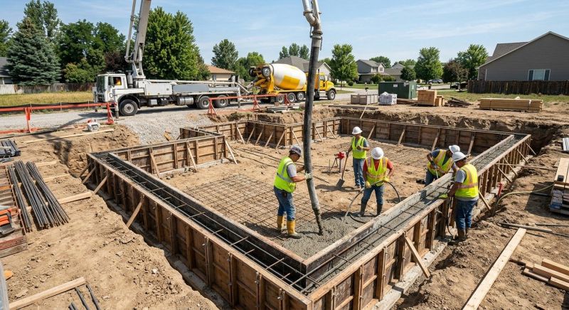 Concrete Foundation Installation in Weatherford, TX