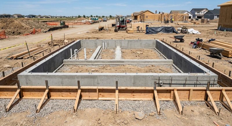 Concrete Foundation Installation in Mineral Wells, TX