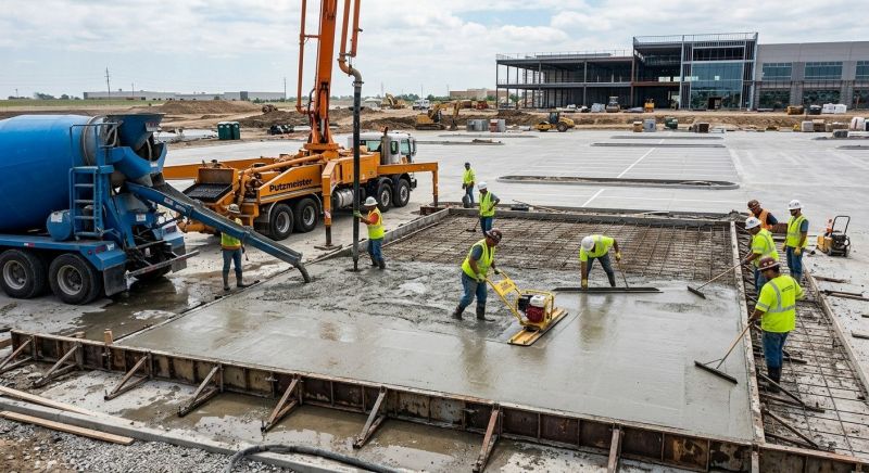 Concrete Parking Installation in Cresson, TX