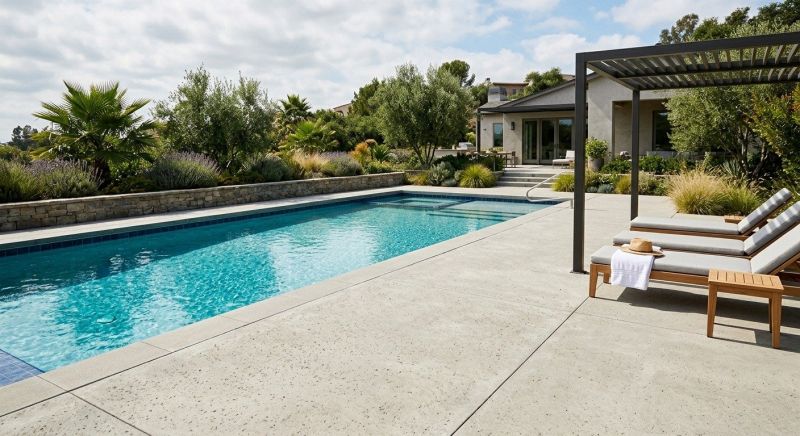 Concrete Pool Patio Installation in Weatherford, TX