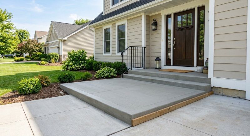 Concrete Ramp Installation in Springtown, TX