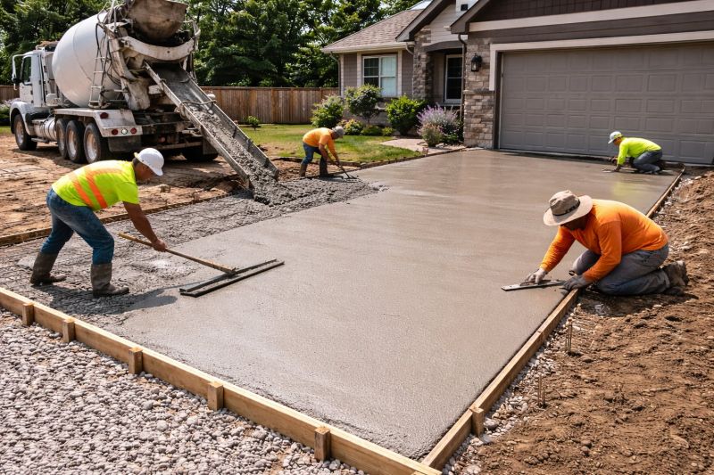 Concrete Road Installation in Weatherford, TX