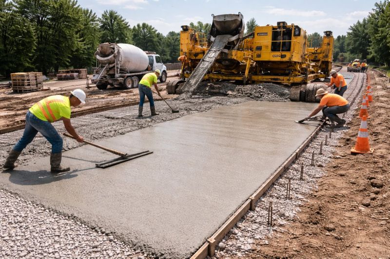 Concrete Road Paving in Weatherford, TX