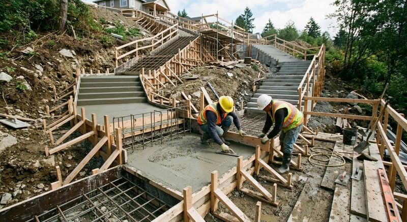 Concrete Stairs Construction in Weatherford, TX