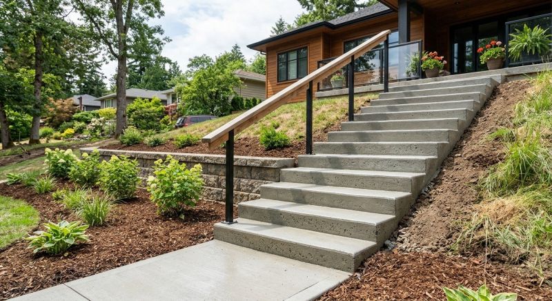 Concrete Stairs Construction in Mineral Wells, TX