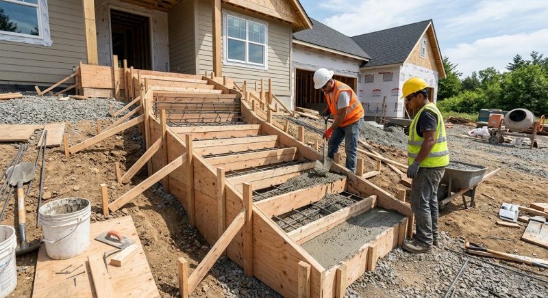 Concrete Stairs Construction in Springtown, TX