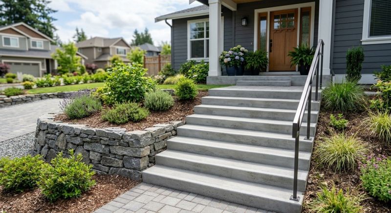 Concrete Stairway Installation in Weatherford, TX
