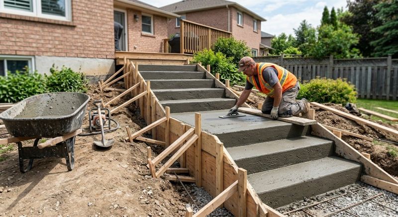 Concrete Steps Replacement in Aledo, TX