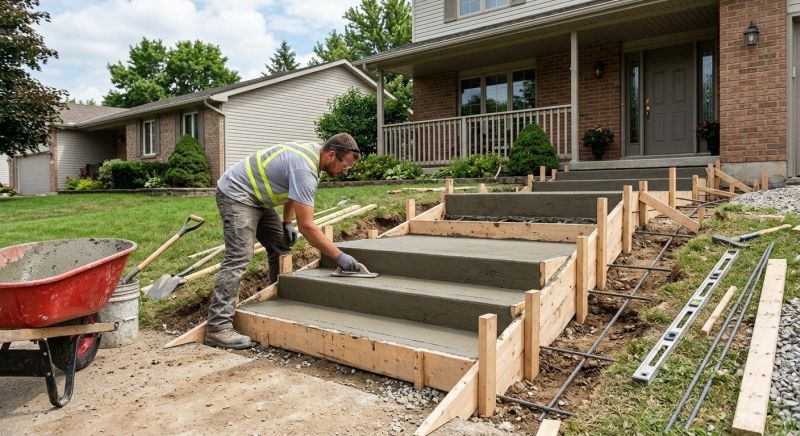 Concrete Steps Replacement in Cresson, TX