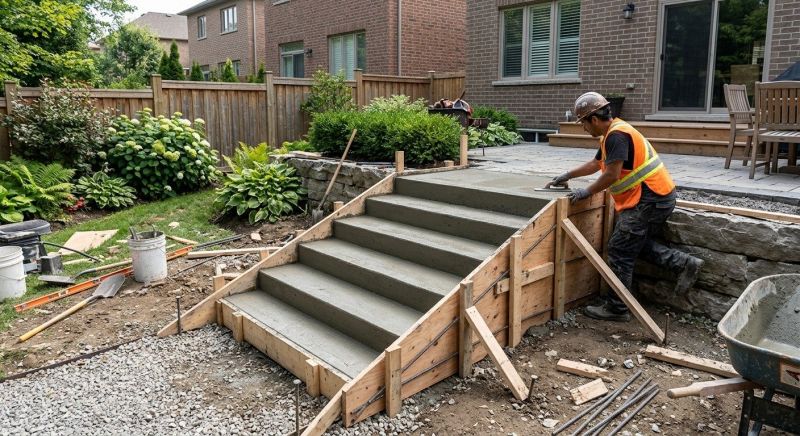 Concrete Steps Replacement in Paradise, TX