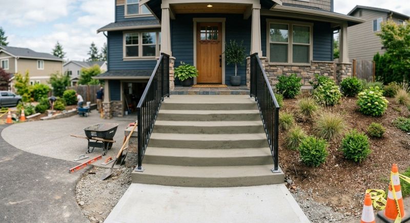 Concrete Steps Replacement in Parker County, TX
