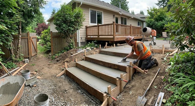 Concrete Steps Replacement in Springtown, TX