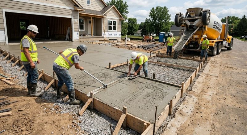 Driveway Slab Installation in Palo Pinto County, TX