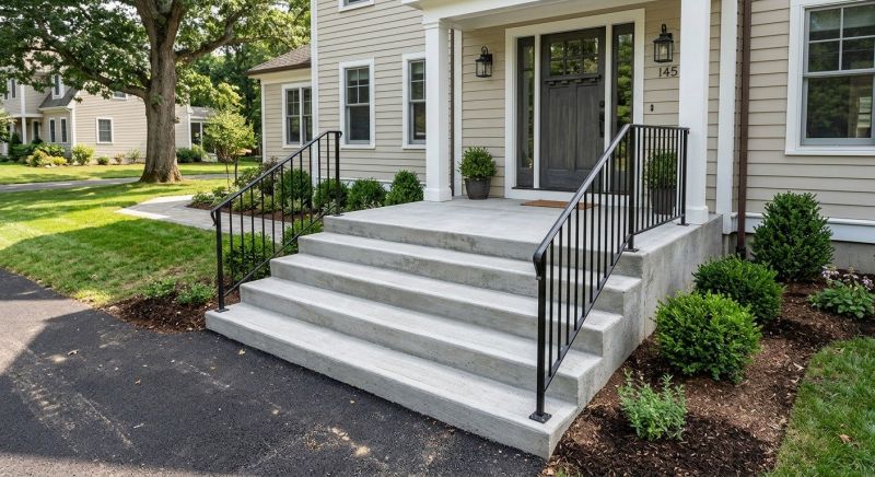 Entryway Stairs Installation in Weatherford, TX