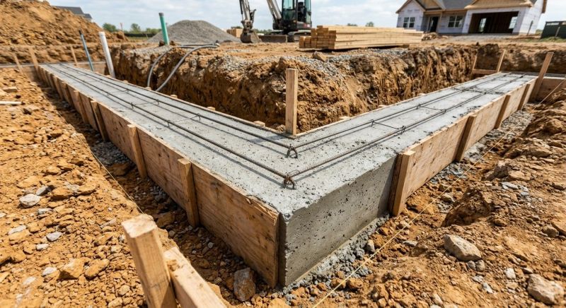 Foundation Footer Installation in Weatherford, TX