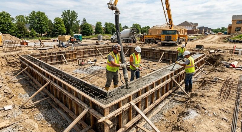 Foundation Wall Pouring in Aledo, TX