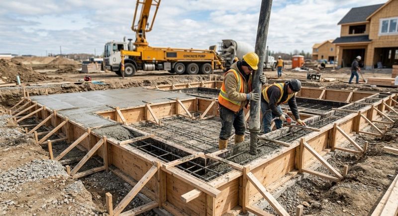 Foundation Wall Pouring in Parker County, TX