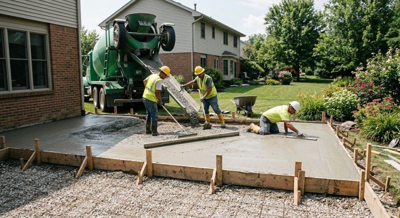 Patio Pouring Service in Weatherford, TX