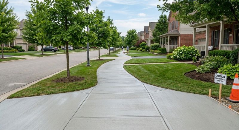 Sidewalk Construction in Azle, TX