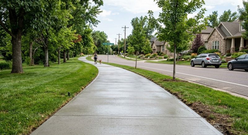 Sidewalk Paving in Weatherford, TX
