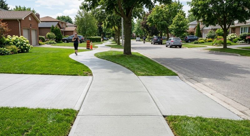 Sidewalk Paving in Paradise, TX